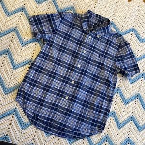 Boys short sleeve button up shirt by Polo Ralph Lauren